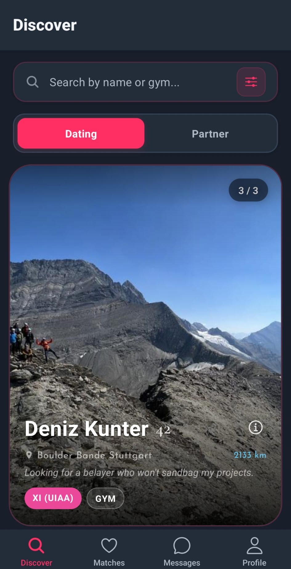 Dating discovery